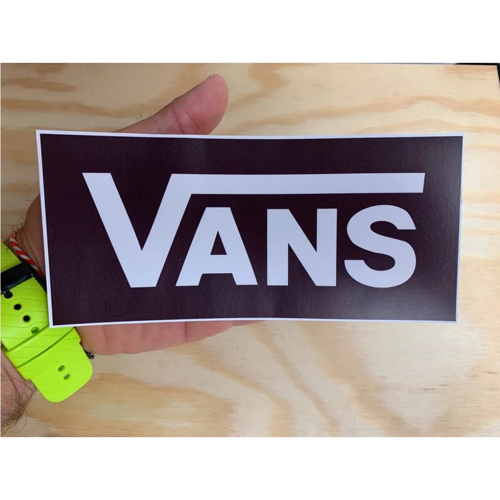 Vans Sticker Skate Surfboard Skateboard Surf car Bumper Decal
